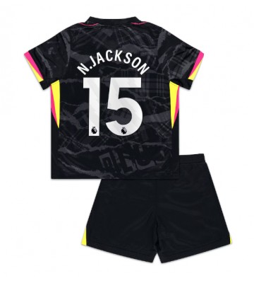 Chelsea Nicolas Jackson #15 Tercera Equipación Niños 2024-25 Manga Corta (+ Pantalones cortos)